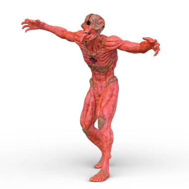 Uzaylı canavarının 3 boyutlu canlandırması