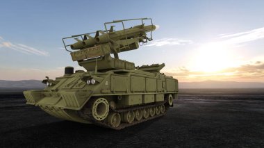 Askeri tankın 3D görüntülemesi