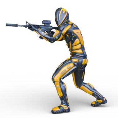 Siber Adam 'ın 3B canlandırması