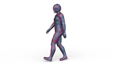 Erkeklerin kostüm giydiği 3D görüntüleme