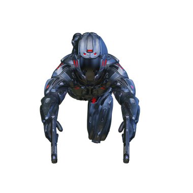 Siber Adam 'ın 3B canlandırması