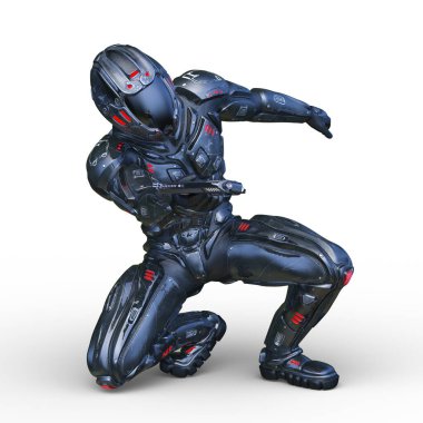 Siber Adam 'ın 3B canlandırması