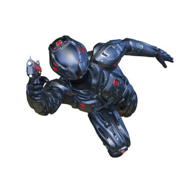 Siber Adam 'ın 3B canlandırması