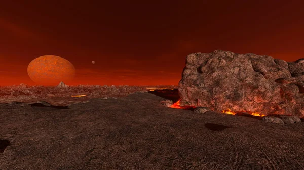 Volkanın 3B görüntülemesi