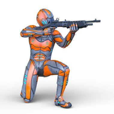 Siber Adam 'ın 3B canlandırması