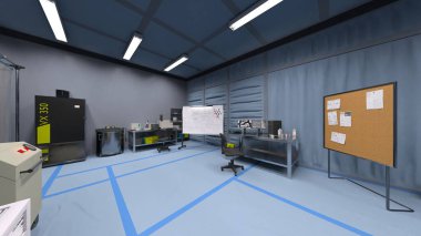 Gizli karargahın 3 boyutlu canlandırması