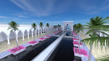 Büyük havuzun 3B canlandırması