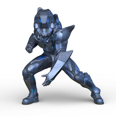 Siber Adam 'ın 3B canlandırması