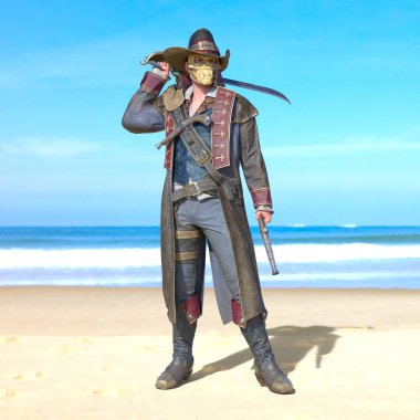 Korsan Adam 'ın 3B canlandırması