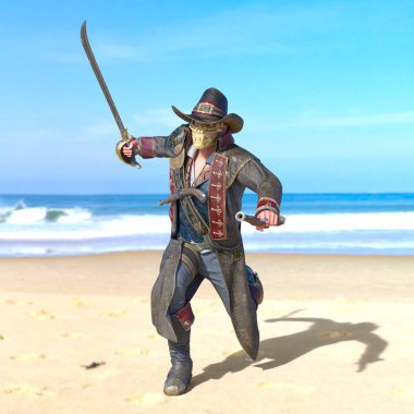 Korsan Adam 'ın 3B canlandırması