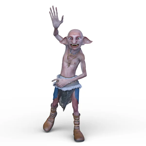 Renderização Caráter Goblin — Fotografia de Stock