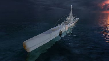 Yelkenli geminin 3D görüntülemesi