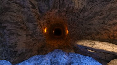 Mağarada 3D görüntüleme