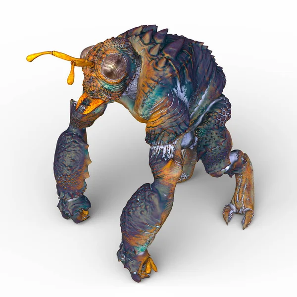 3D rendering of insect monster