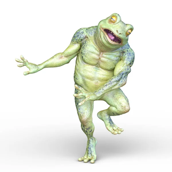 Rendering Frog Human — Stock Photo, Image