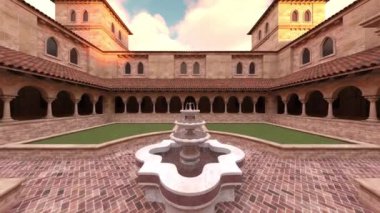 Saray avlusunun 3D görüntüsü