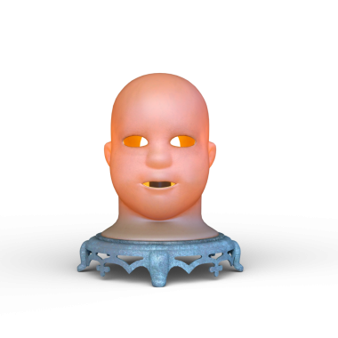 Ürkütücü nesnenin 3 boyutlu canlandırması