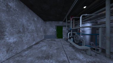 Depolama tesisinin 3B görüntülemesi