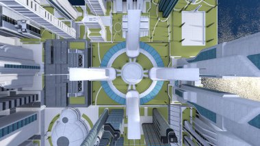 Kentin 3B görüntülemesi: Kuş Gözü Görünümü