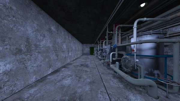 Depolama tesisinin 3B görüntülemesi