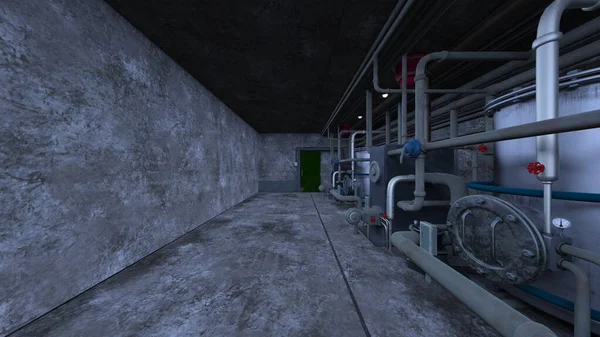 Depolama tesisinin 3B görüntülemesi