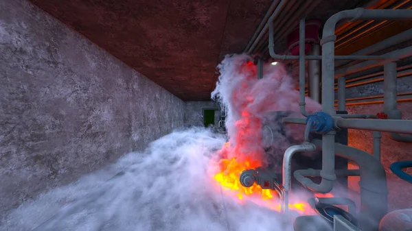 Depolama tesisinin 3B görüntülemesi