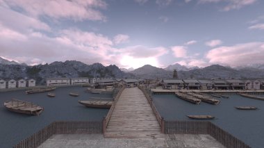 Limanın 3B görüntülemesi