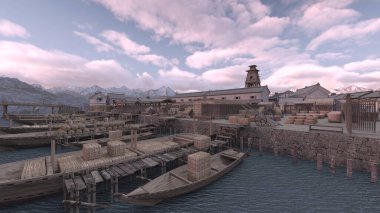 Limanın 3B görüntülemesi