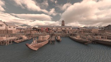 Limanın 3B görüntülemesi