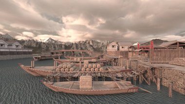 Limanın 3B görüntülemesi