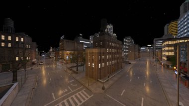 Kentsel manzaranın 3B görüntülemesi