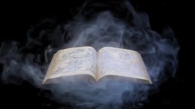 Sihirli kitabın 3 boyutlu canlandırması