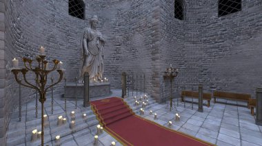 Kilisenin 3D canlandırması