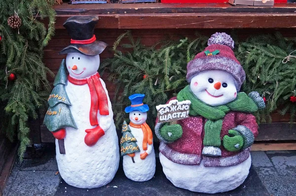Decoraciones Del Árbol Navidad Hechas Vidrio Madera Tela Diferentes Formas —  Fotos de Stock