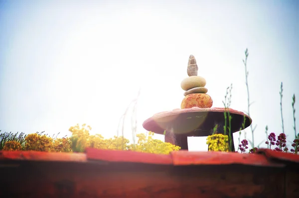 evin çatısında güzel tasarım