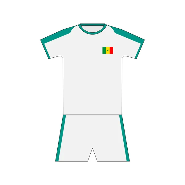 Kit Futebol Senegal 2018 — Vetor de Stock