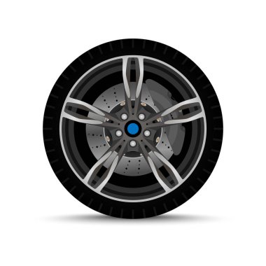 araba tekerlek lastiği ile