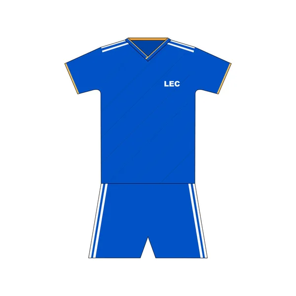 Kit Futebol 2019 Leicester — Vetor de Stock