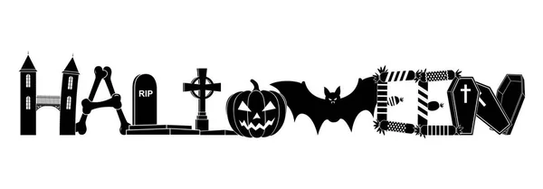 Joyeux Jour Halloween Vecteur — Image vectorielle