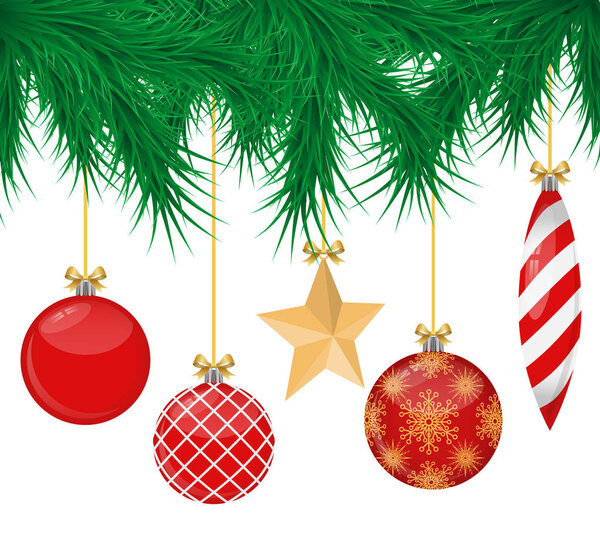 реалистичные рождественские балы
