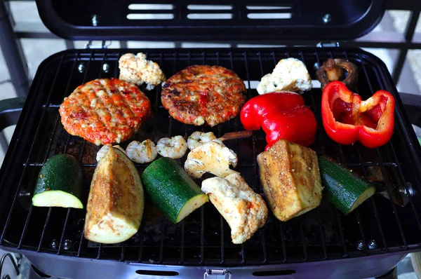 Immagine Del Patio Esterno Barbecue — Foto Stock