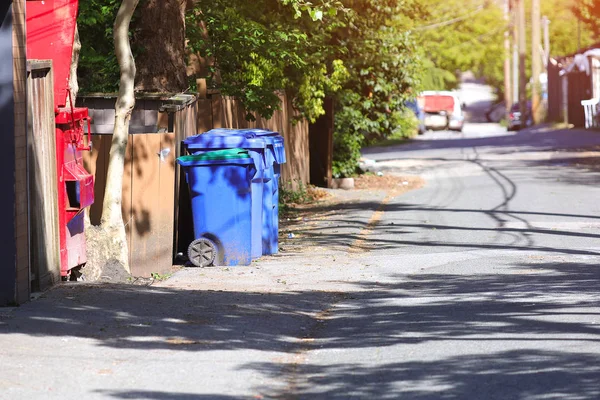 Trashcans Streets City — Stockfoto