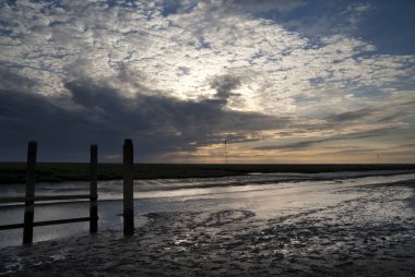 Noordpolderzijl gün batımında