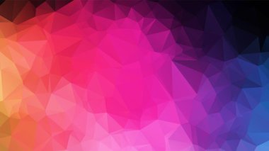 Renk çokgen arka plan tasarlamak, soyut geometrik Origami stil gradyan ile