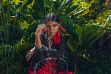 güzel genç moda kadın makyaj 