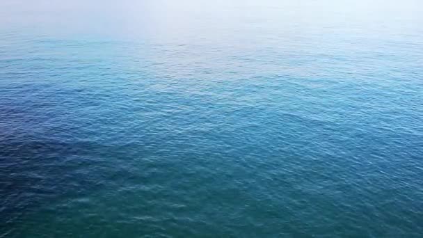 Ariel Vedere Valuri Mare Calm Liniștit Fundal — Videoclip de stoc