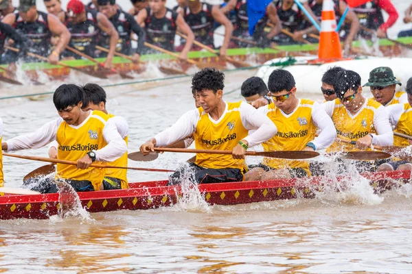 Pichit Thaiföld 2018 Szeptember Éves Hosszú Hajó Verseny Fesztivál Nan — Stock Fotó