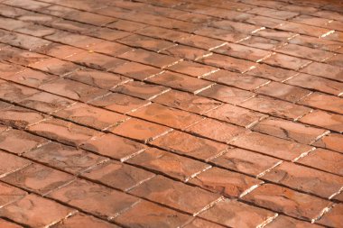 Beton doku deseninin ve açık zemin kaplama için arka plan, pul.