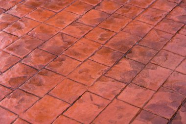 Beton doku deseninin ve açık zemin kaplama için arka plan, pul.