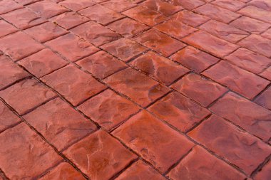 Beton doku deseninin ve açık zemin kaplama için arka plan, pul.